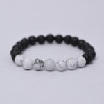 Howlite & Lava Bracelet
